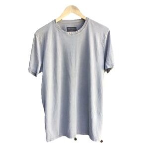 Vollebak Grey Garment Dyed Minimalist Tech T Shirt Mens Large Cotton Tee